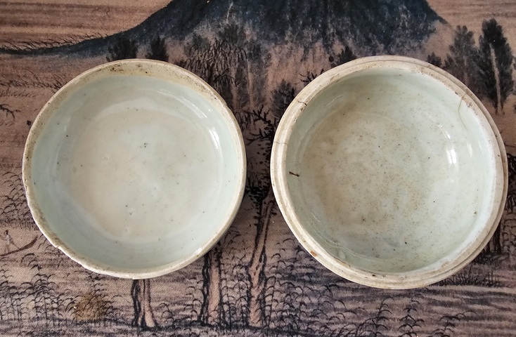 古玩陶瓷清道光?青花纏枝花囍字紋蓋盒（惠友價）拍賣，當前價格98元