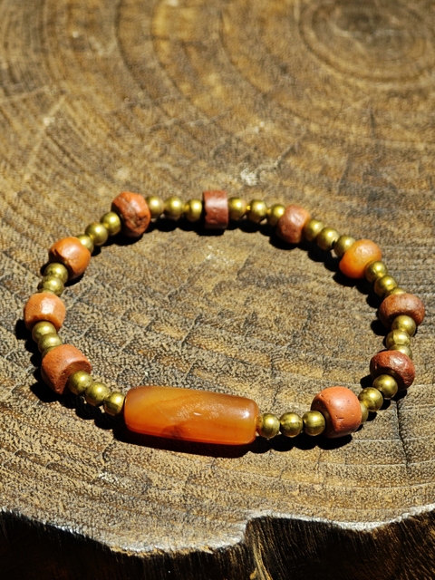 古玩雜項(xiàng)瑪瑙手串真品鑒賞圖