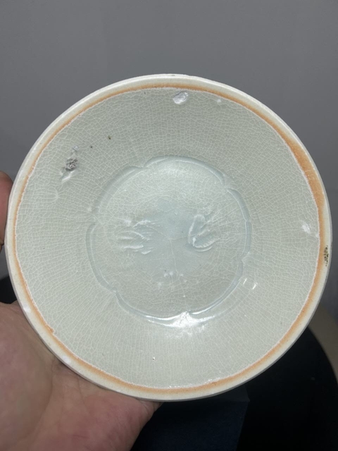 古玩陶瓷館藏級南宋影青白釉鴛鴦紋洗拍賣，當前價格2980元