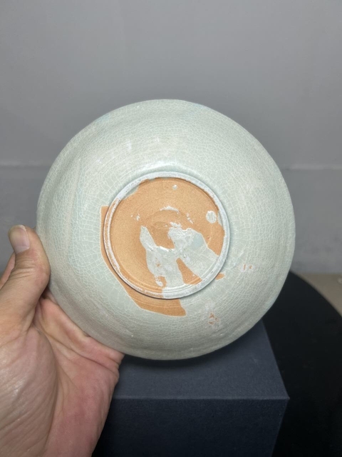 古玩陶瓷館藏級南宋影青白釉鴛鴦紋洗拍賣，當前價格2980元