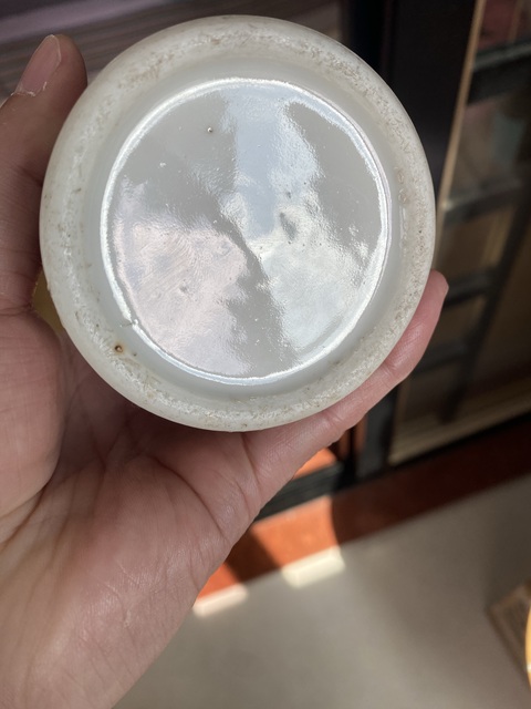 古玩陶瓷民國粉彩筆筒真品鑒賞圖