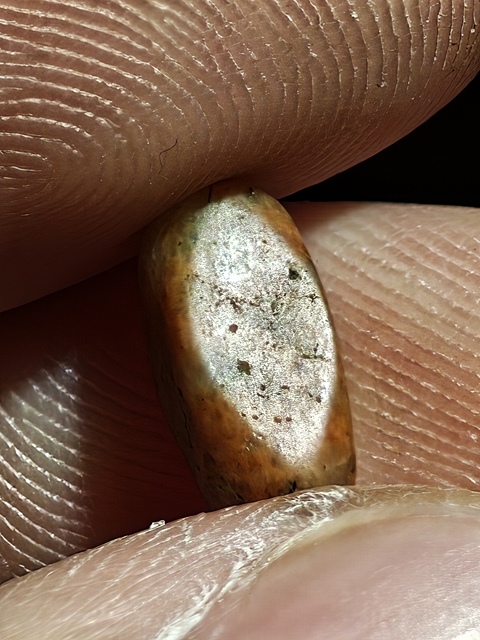 古玩玉器石質切面珠真品鑒賞圖