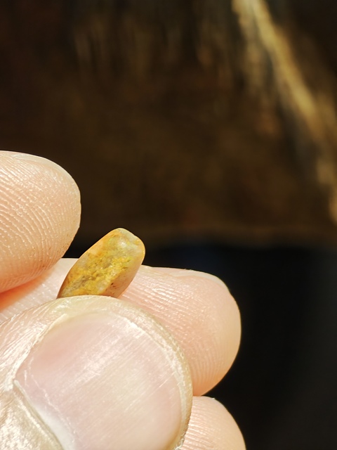 古玩玉器石質切面珠真品鑒賞圖