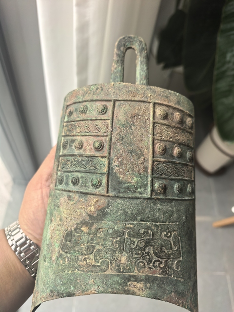 古玩銅器編鐘真品鑒賞圖