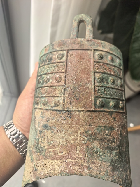 古玩銅器編鐘真品鑒賞圖
