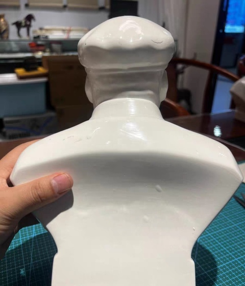 古玩陶瓷偉人塑像真品鑒賞圖