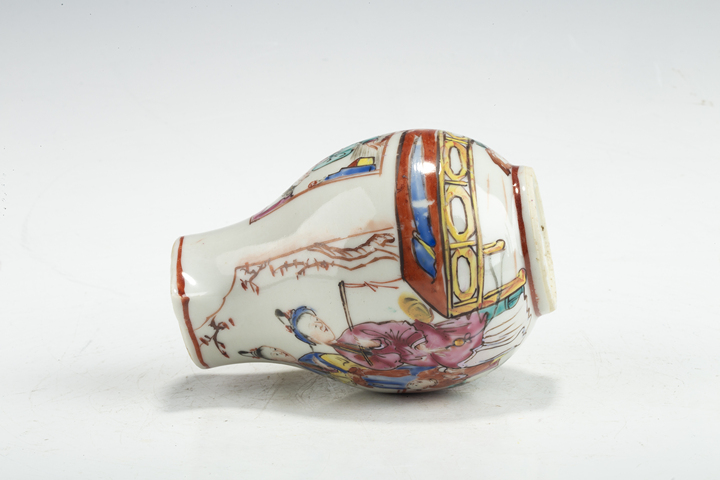 古玩陶瓷清中·廣彩人物故事紋奶壺
真品鑒賞圖