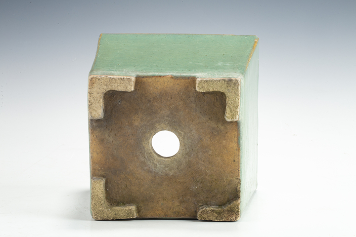 古玩陶瓷民國·宜鈞釉四方花盆真品鑒賞圖