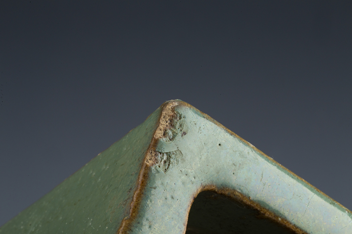 古玩陶瓷民國·宜鈞釉四方花盆真品鑒賞圖