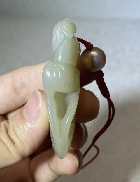 古玩玉器獨占鰲頭真品鑒賞圖