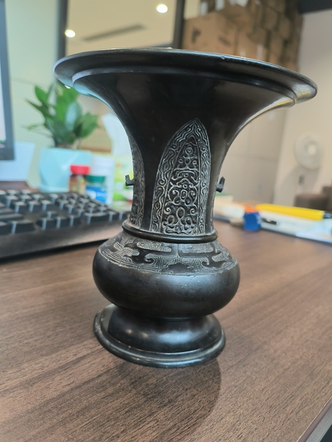 古玩銅器銅觚真品鑒賞圖