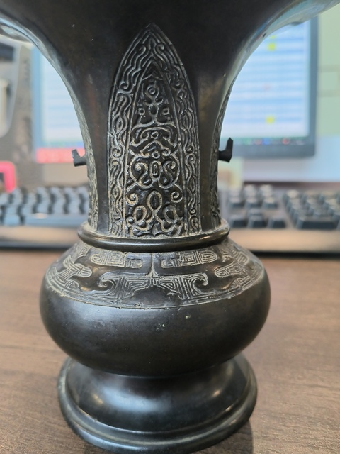 古玩銅器銅觚真品鑒賞圖