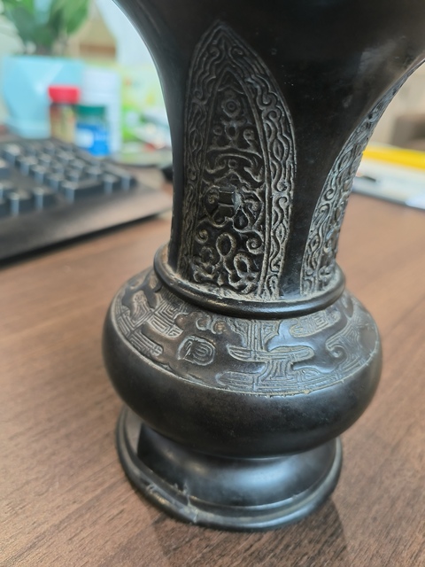 古玩銅器銅觚真品鑒賞圖