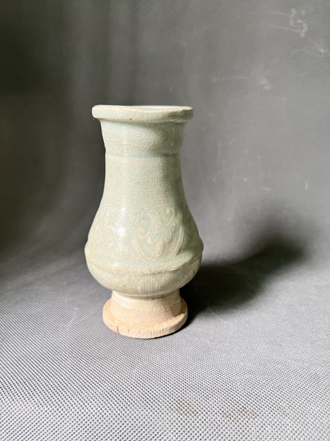 古玩陶瓷宋~云市窯青白釉花卉紋箸瓶拍賣，當前價格2899元