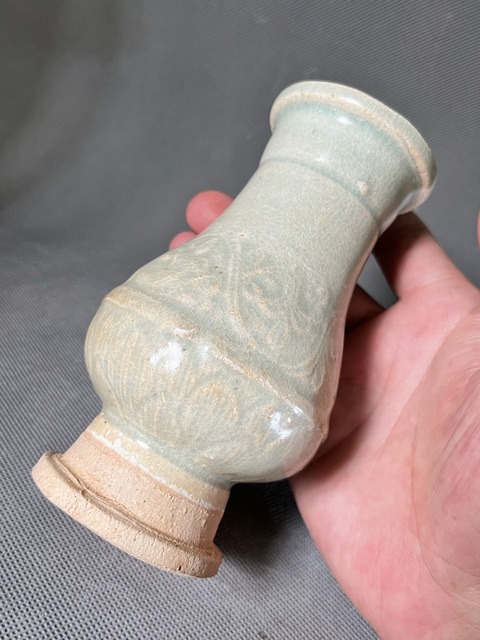 古玩陶瓷宋~云市窯青白釉花卉紋箸瓶拍賣，當前價格2899元