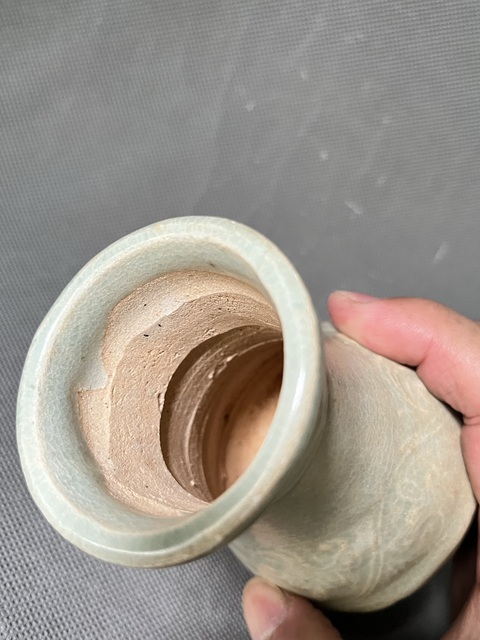 古玩陶瓷宋~云市窯青白釉花卉紋箸瓶拍賣，當前價格2899元