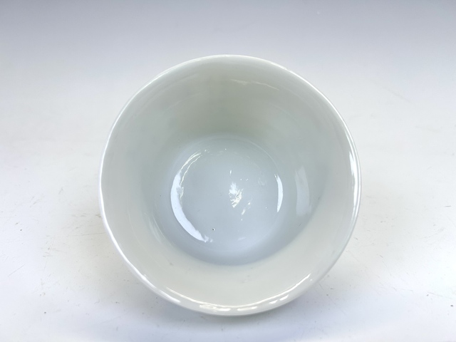 古玩陶瓷民國·“居仁堂制”款粉彩蘆雁圖茶圓真品鑒賞圖