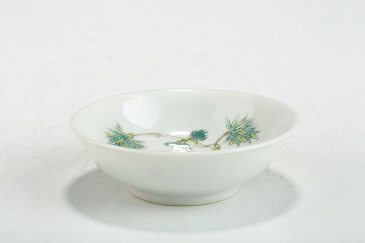 古玩陶瓷民國·粉彩福祿富貴花竹紋筆舔真品鑒賞圖