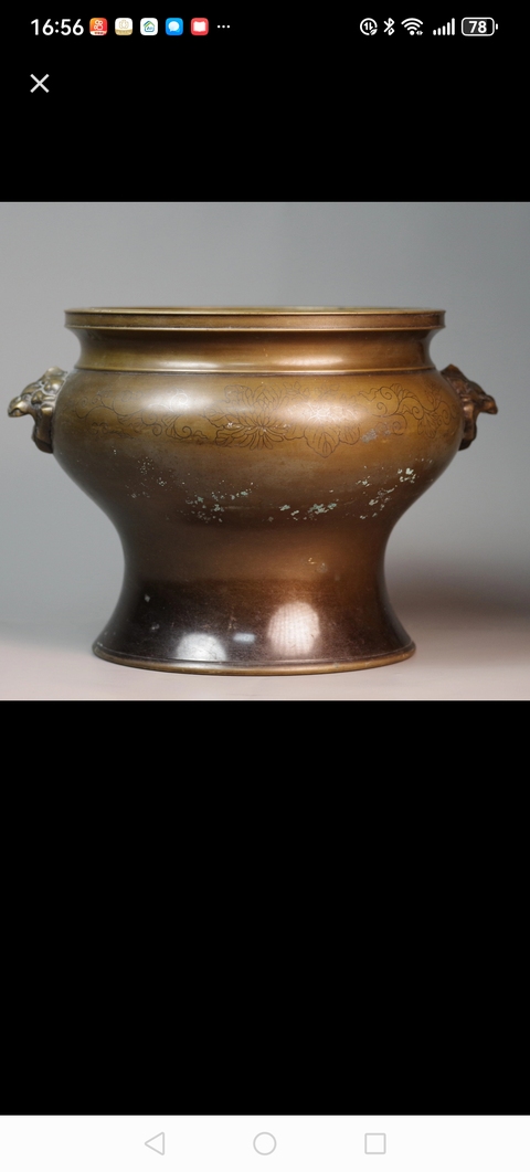 古玩銅器銅爐真品鑒賞圖