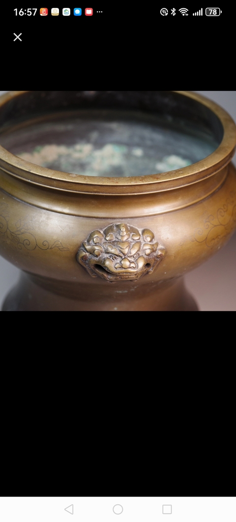 古玩銅器銅爐真品鑒賞圖