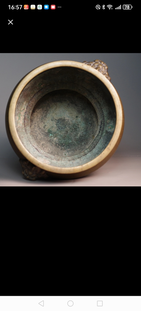 古玩銅器銅爐真品鑒賞圖