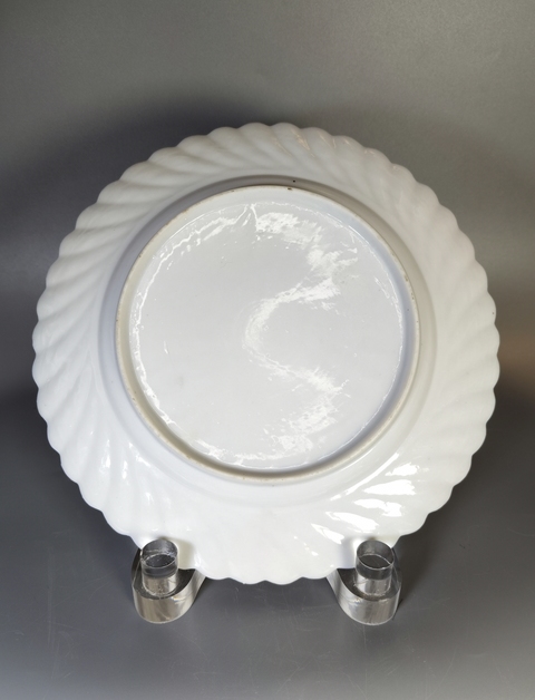 古玩陶瓷清晚-廣彩人物故事紋盤拍賣，當前價格2699元