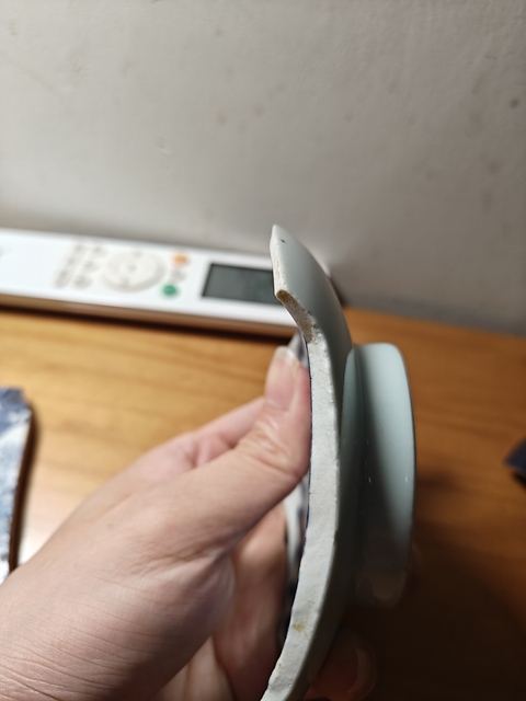 古玩陶瓷康熙青花龍紋瓷片真品鑒賞圖