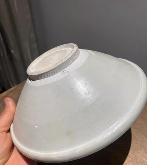 古玩陶瓷五代·白釉唇口大碗拍賣，當前價格1608元