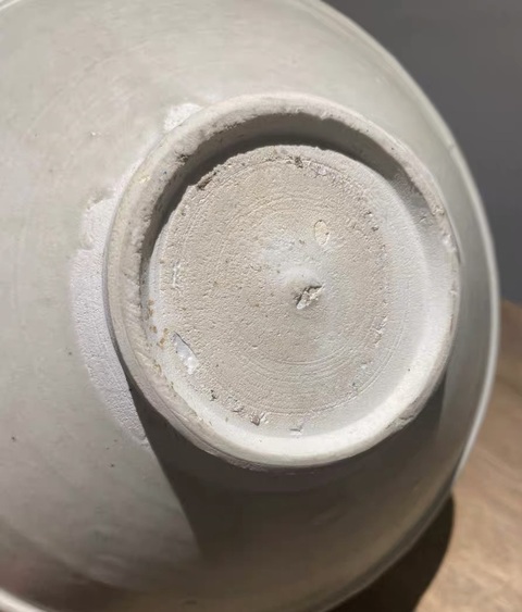 古玩陶瓷五代·白釉唇口大碗拍賣，當前價格1608元