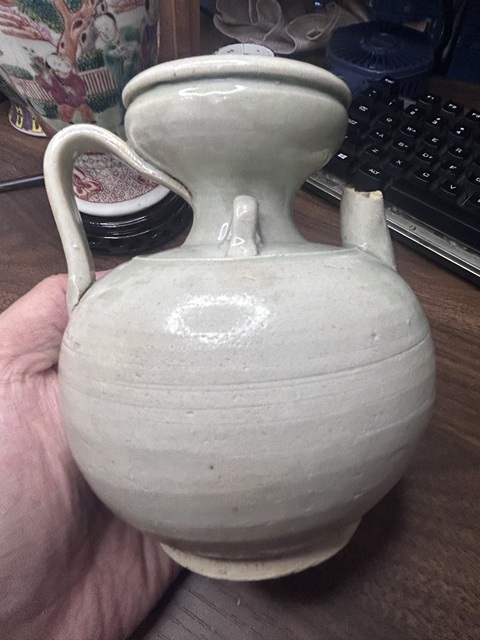 古玩陶瓷青白釉執(zhí)壺真品鑒賞圖