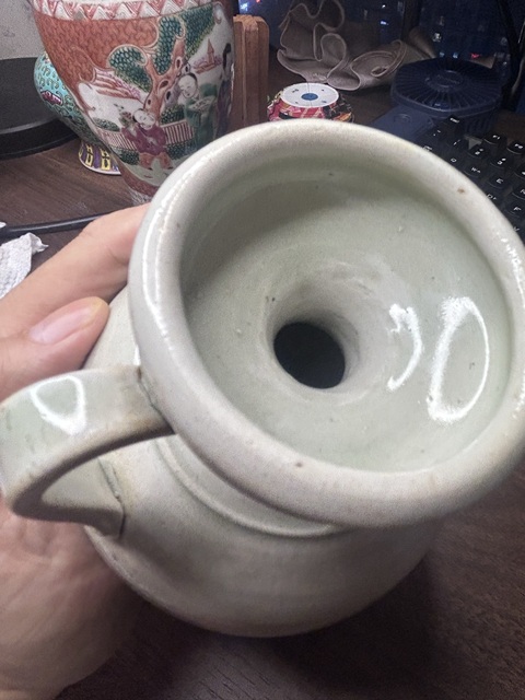 古玩陶瓷青白釉執(zhí)壺真品鑒賞圖