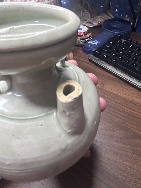 古玩陶瓷青白釉執(zhí)壺真品鑒賞圖