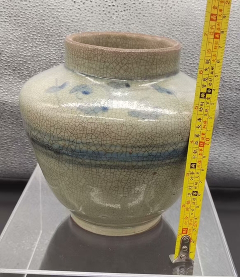 古玩陶瓷青花罐真品鑒賞圖