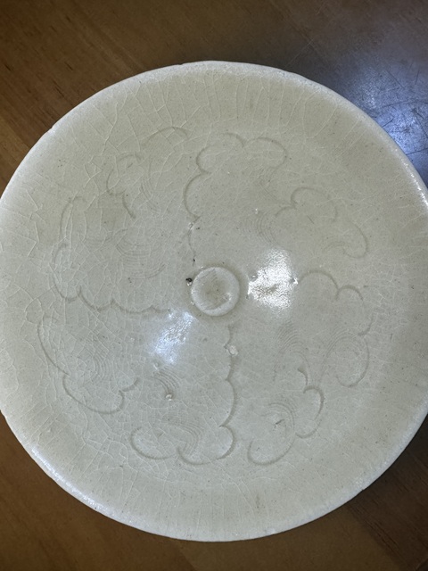 古玩陶瓷宋代湖田窯斗笠碗真品鑒賞圖