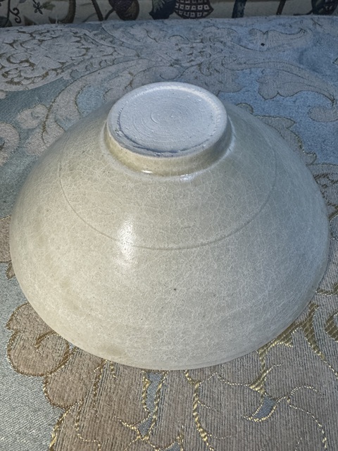 古玩陶瓷宋代湖田窯斗笠碗真品鑒賞圖