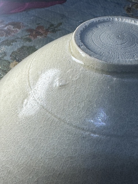 古玩陶瓷宋代湖田窯斗笠碗真品鑒賞圖