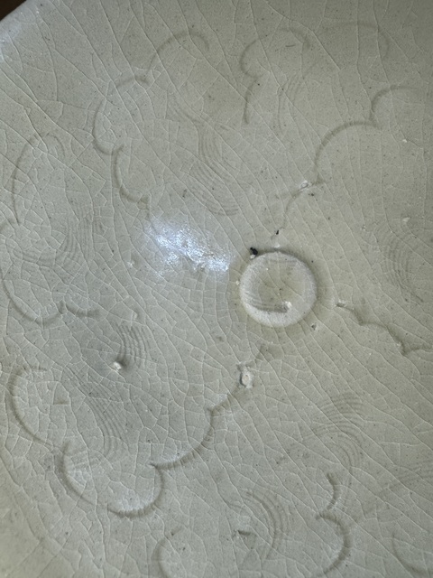 古玩陶瓷宋代湖田窯斗笠碗真品鑒賞圖