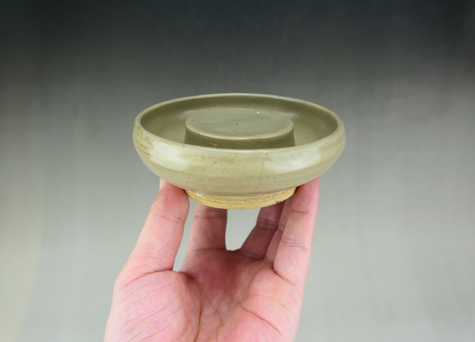 古玩陶瓷龍泉青瓷圓柱洗真品鑒賞圖