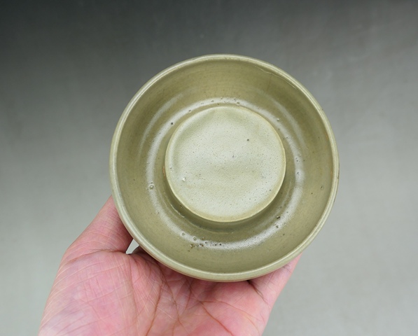 古玩陶瓷龍泉青瓷圓柱洗真品鑒賞圖