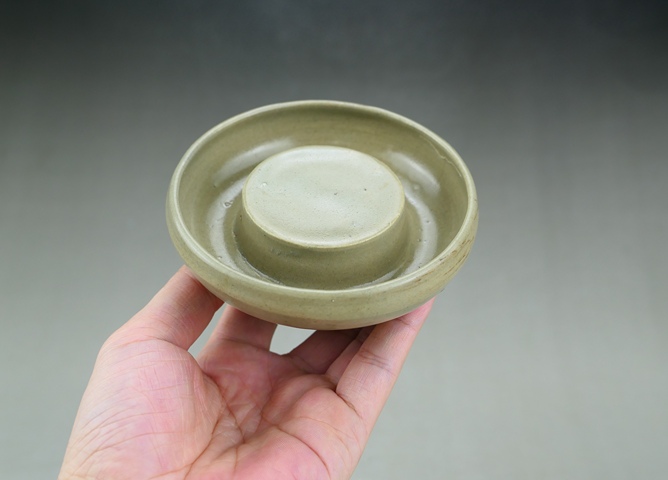 古玩陶瓷龍泉青瓷圓柱洗真品鑒賞圖