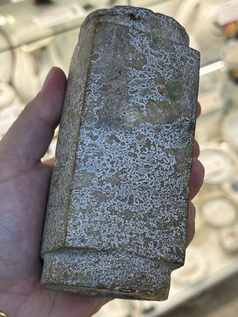 古玩玉器仿古做舊琮型件真品鑒賞圖