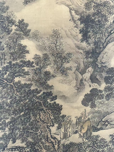 古玩字畫(huà)山水人物圖真品鑒賞圖