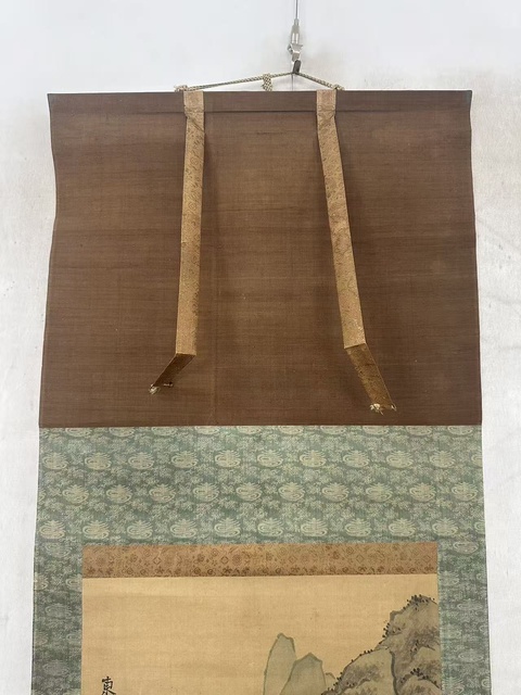 古玩字畫(huà)山水人物圖真品鑒賞圖