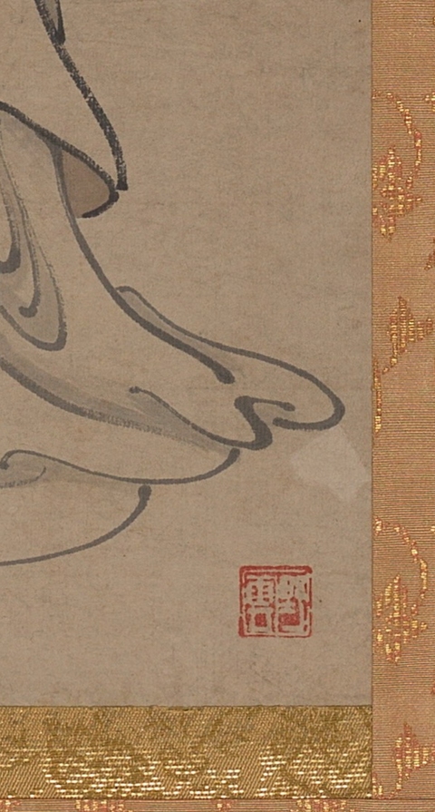 古玩字畫佚名人物畫像真品鑒賞圖