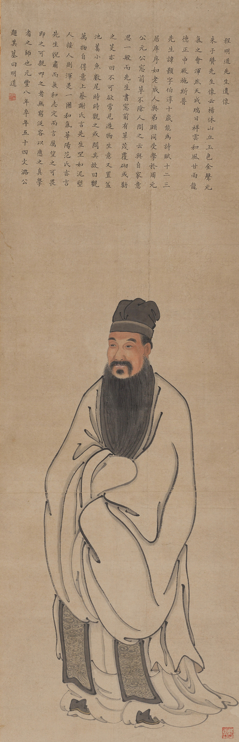 古玩字畫佚名人物畫像真品鑒賞圖