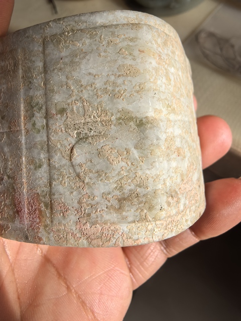 古玩玉器仿古玉琮真品鑒賞圖