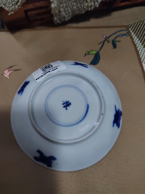 古玩陶瓷清康熙 青花四美圖小盤真品鑒賞圖