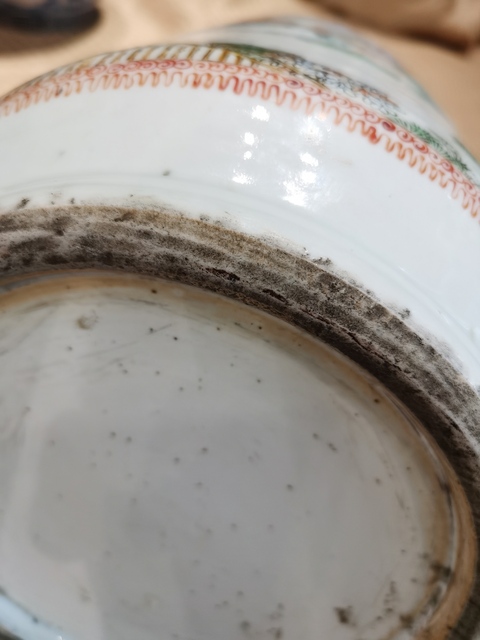 古玩陶瓷廣彩人物故事大瓶真品鑒賞圖