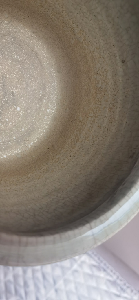 古玩陶瓷哥釉開片三足爐真品鑒賞圖