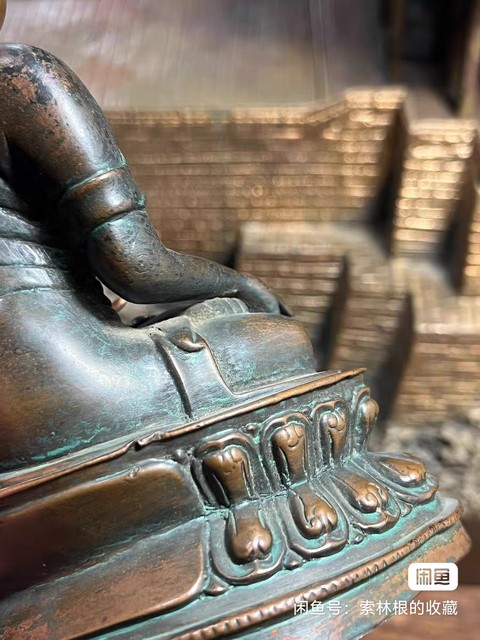 古玩銅器銅釋迦摩尼真品鑒賞圖